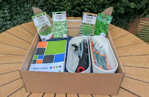 Mindfulness Gardening Kit: Indoor Herb Garden and Mindfulness Journal